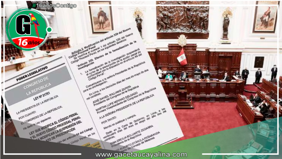 Juez denuncia al Congreso por Ley que beneficia a corruptos y promueve impunidad