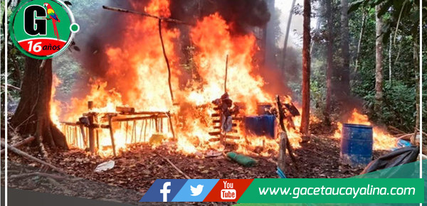 Destruyen 23 laboratorios de PBC en Tahuania durante operativo helitransportado