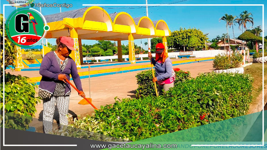 Municipalidad de Masisea mejora espacios públicos para el disfrute familiar