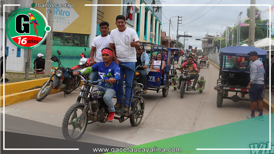 Motocar Cross 2024 en celebraciones por el 42 aniversario del distrito de Irazola