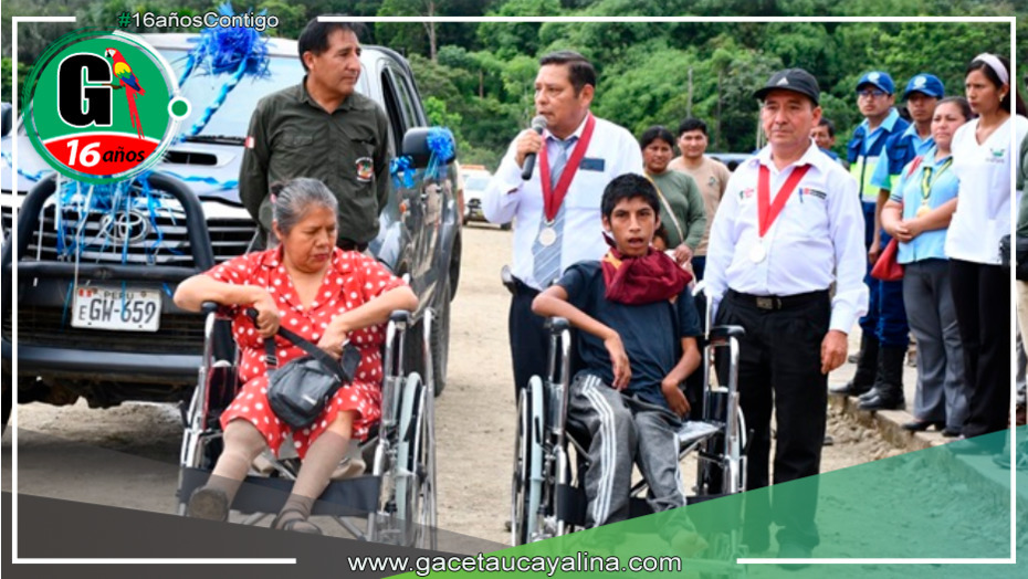 Sernanp Dona Camioneta y Sillas de Ruedas en el 51° Aniversario del Parque Nacional del Manu