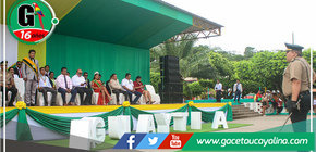 Gran Desfile Cívico Escolar marca el 42° aniversario de Padre Abad