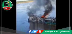 Ponguero se incendia