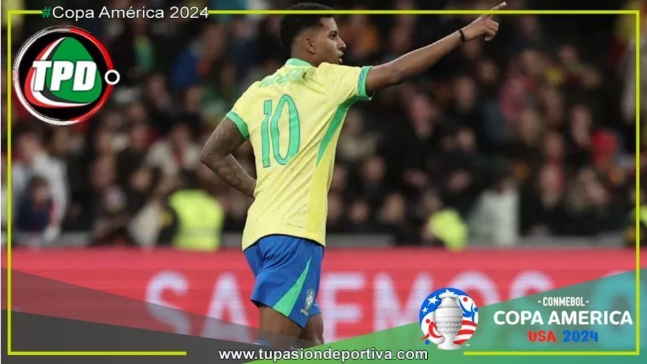 Rodrygo vestirá la camiseta 10 de Brasil en la Copa América