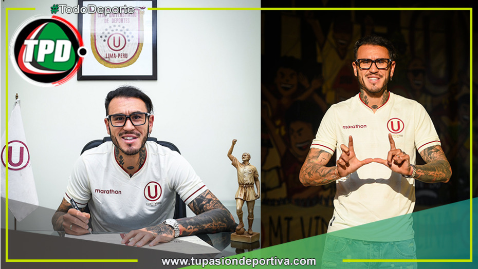 Universitario presenta a su primer refuerzo, Gustavo Dulanto.