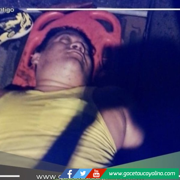 Sujeto fue encontrado en la vía pública pepeado 