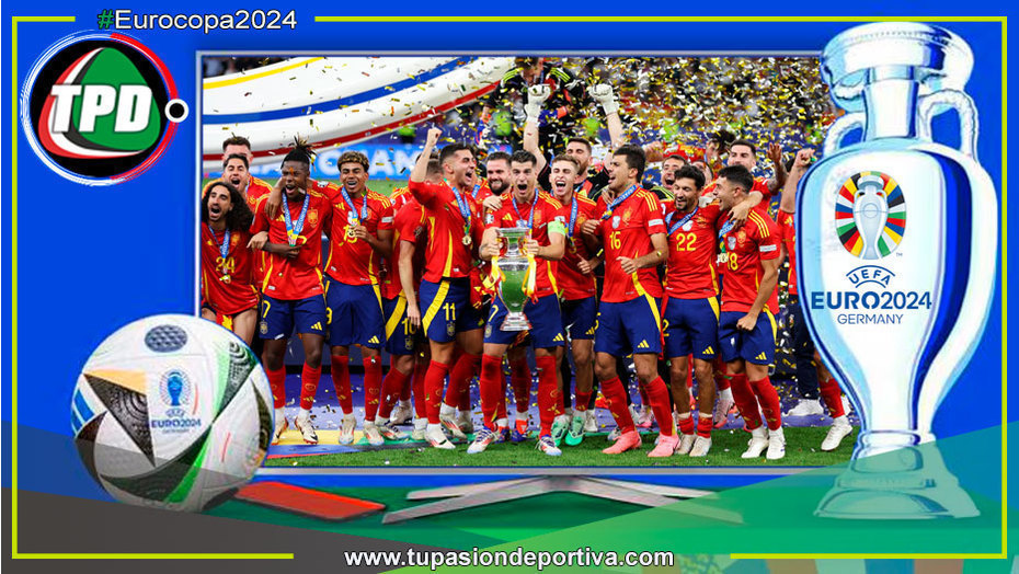 El campeón de la Eurocopa 2024 ¡España...! le gano a Inglaterra 2 a 1