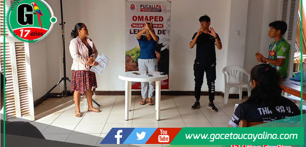 Alcaldesa Janet Castagne Vásquez Impulsa Taller de Lengua de Señas en Pucallpa