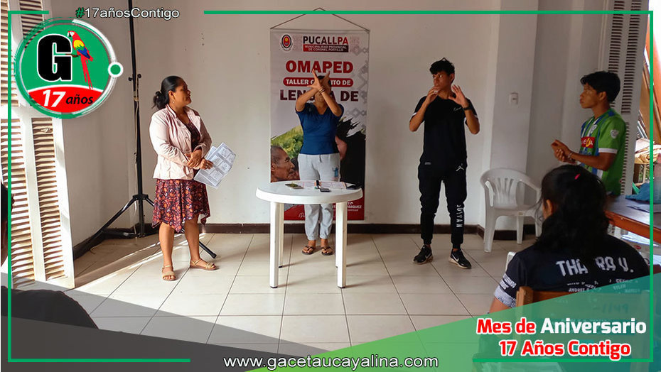 Alcaldesa Janet Castagne Vásquez Impulsa Taller de Lengua de Señas en Pucallpa