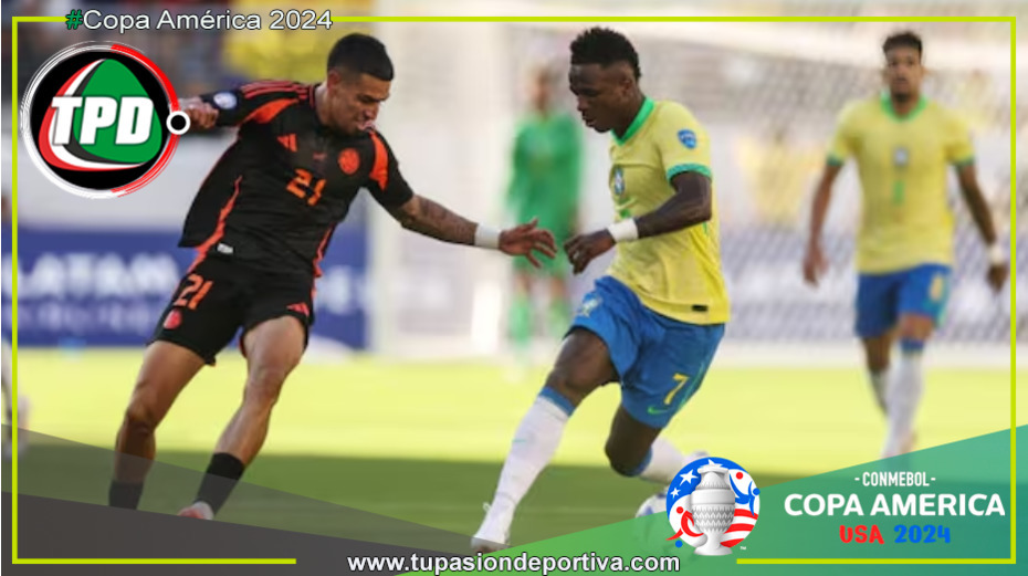 Colombia y Brasil Empatan en un Partido Intenso en el Levi’s Stadium