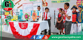 Alcalde Francisco de Asís Mendoza de Souza asiste al I Día del Logro en la I.E. Emblemática Hildebrando Fuentes