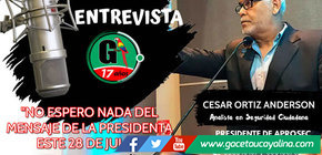 Analista en Seguridad Ciudadana Anticipa Decepción en Mensaje Presidencial del 28 de Julio