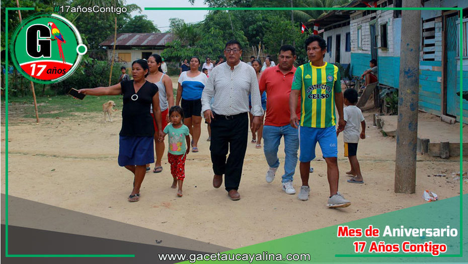 Alcalde de Ucayali socializa con vecinos del barrio Maracaná