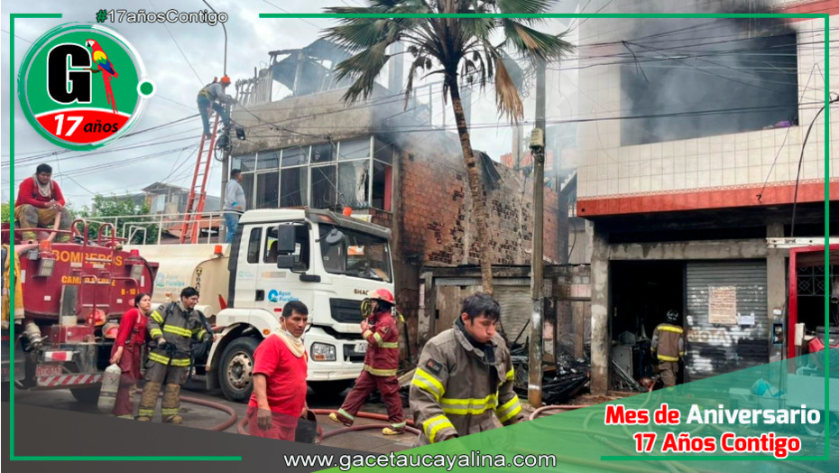 Devastador Incendio en Callería Deja un Fallecido y Varias Viviendas Destruidas