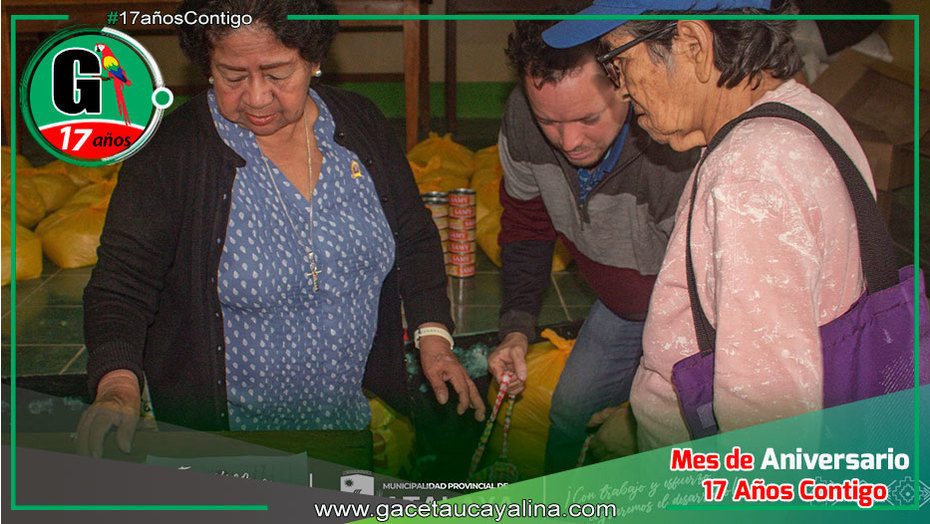 Entrega de alimentos beneficia a adultos mayores y personas con discapacidad en Atalaya