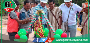 Inauguración de puentes en comunidades asheninkas de Atalaya