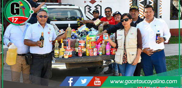 Municipalidad de Sepahua Incinera Productos Vencidos 