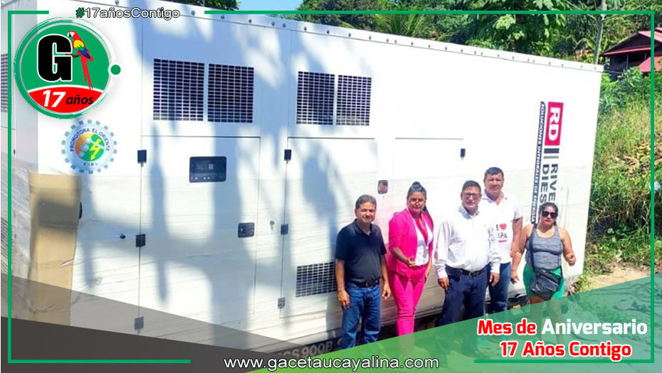 Contamana Asegura Suministro Eléctrico con Generador de 800 KW
