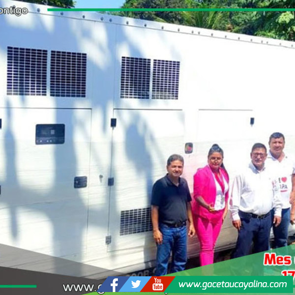 Contamana Asegura Suministro Eléctrico con Generador de 800 KW