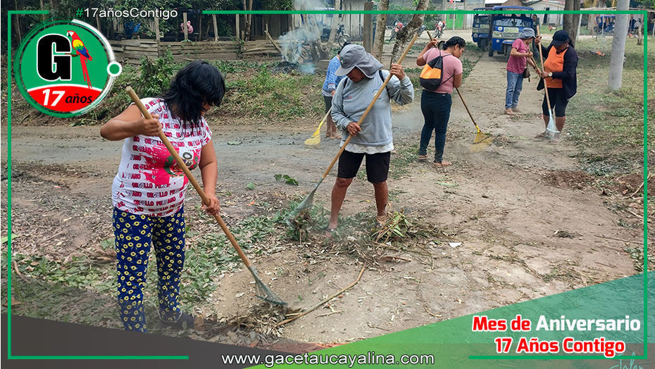 Exitosa Jornada de Recuperación Ambiental en el Barrio 7 de Junio en Sepahua