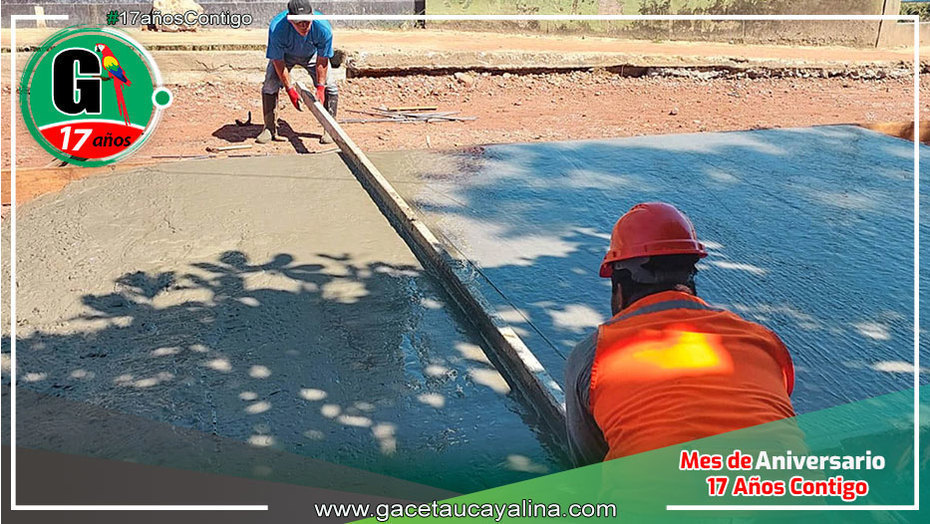 Municipalidad de Atalaya liderada por Francisco de Asís Mendoza de Souza pavimenta la calle Teniente Mejía