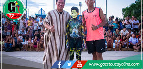 Niños y jóvenes brillan en el concurso de cuerpos pintados en Tahuanía