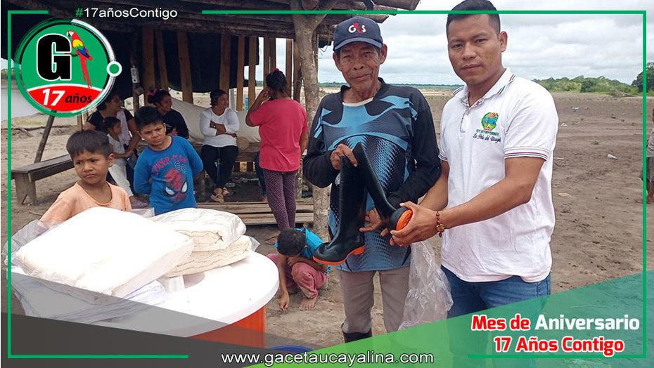 Alcalde de la Provincia de Ucayali lidera distribución de ayuda humanitaria