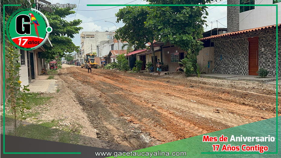 Más de 140 km de vías fueron atendidas en Yarinacocha