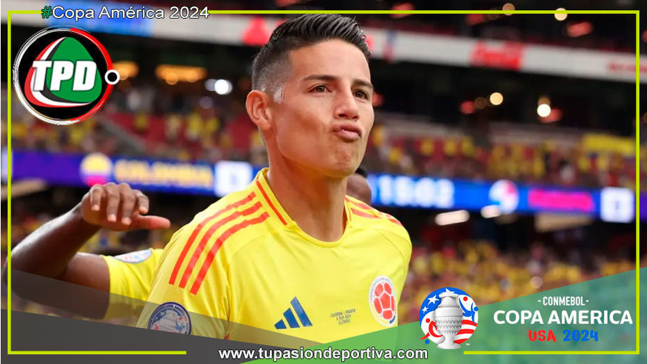 El equipo colombiano asegura su lugar entre los cuatro mejores, ganando a Panamá 5-0 en Copa América 2024