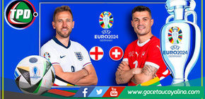 Inglaterra y Suiza buscan un lugar en las Semifinales por la Eurocopa 2024