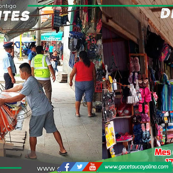 Municipalidad de Atalaya intensifica ordenamiento de vías públicas