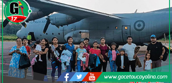 Coordinación entre Hospital Intercultural de Atalaya y el INSN de San Borja permite traslado aéreo de ocho niños a Lima