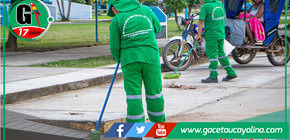 Tahuanía refuerza su personal de limpieza con nuevos equipos y uniformes