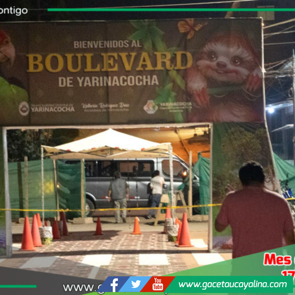 Inauguran Bulevar de Yarinocha en Pucallpa: Nuevo Epicentro Turístico y Cultural