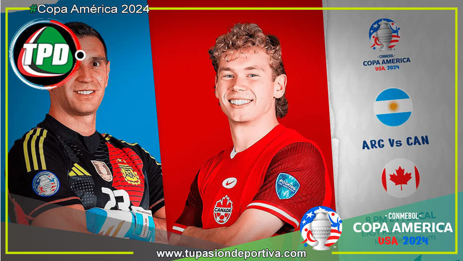 Argentina y Canadá definen al primer finalista de la Copa América 2024