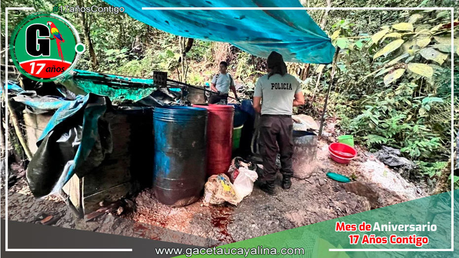 Policía desmantela laboratorio clandestino de pasta básica de cocaína en Marañón - Huánuco