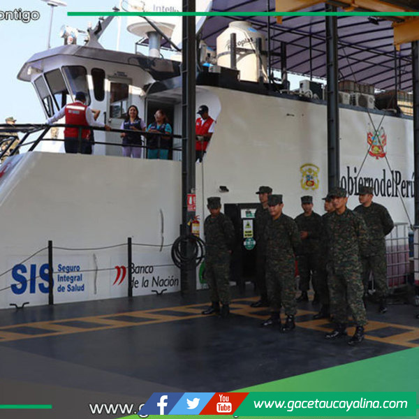 Plataforma Itinerante de Acción Social zarpa con apoyo de municipalidad de Ucayali