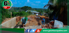 Alcalde Rodolfo Lovo Tello impulsa construcción de muro de contención en el barrio Shirigal B