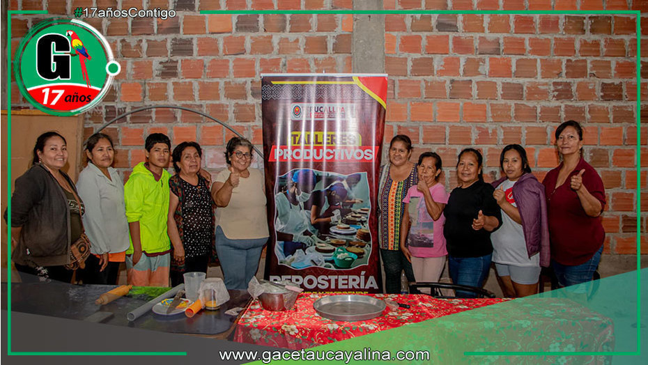 Taller Productivo de Repostería fortalece a madres emprendedoras en Pucallpa
