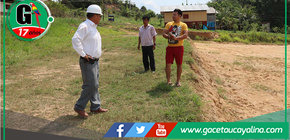 Alcalde Rodolfo Lovo Tello impulsa construcción de gradería en Faustino Zapico Ramos