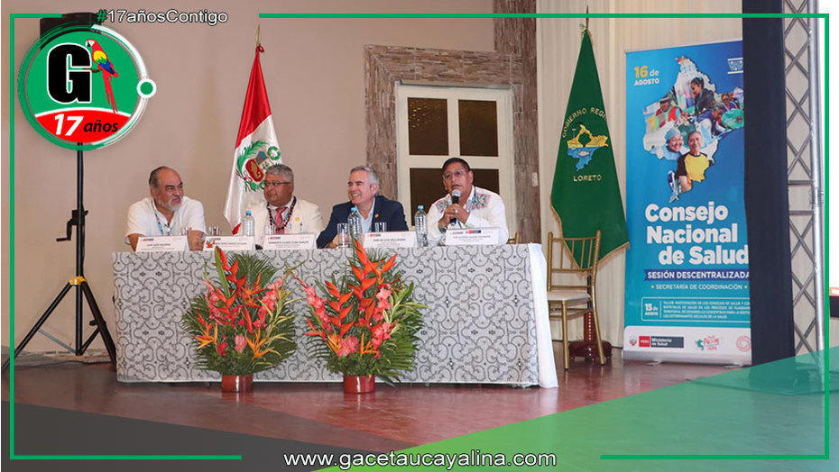 Alcalde Rodolfo Lovo Tello participa en taller sobre gestión territorial y salud en Iquitos