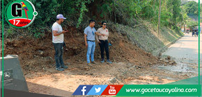 Alcalde Rodolfo Lovo Tello inicia construcción de vereda peatonal en la calle Petro Perú