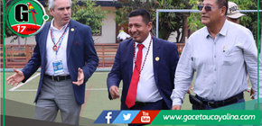 Gobernador René Chávez y alcalde Rodolfo Lovo priorizan agua y desagüe para provincia de Ucayali