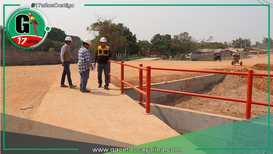 Afirmado de Av. Nueva Requena en etapa de recepción de obra En Yarinacocha