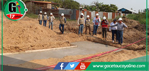 Municipalidad de Yarinacocha realizó constatación de inicio de obra 
