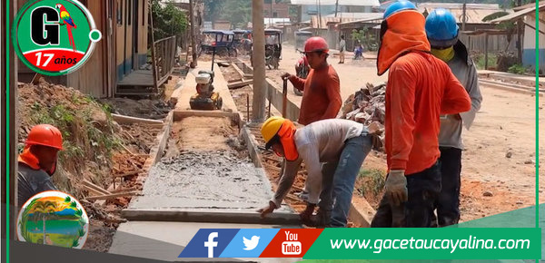 Alcalde Rodolfo Lovo Tello concluye mejoras en calles de Contamana