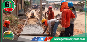 Alcalde Rodolfo Lovo Tello concluye mejoras en calles de Contamana