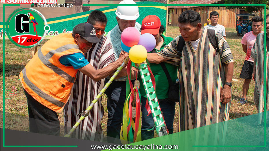 Atalaya inicia construcción de nuevas aulas en comunidad asheninka