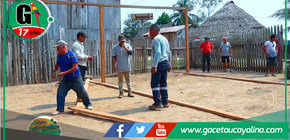 Alcalde de Ucayali impulsa construcción de local comunal en Santa Rosa de Tipishca