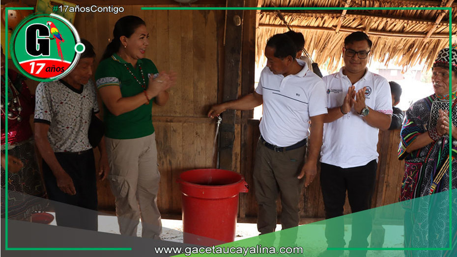 Pochita Rodríguez entrega sistema de agua en C.N. Nuevo Egipto